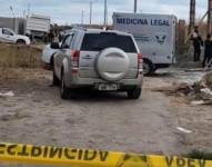 La zona en donde ocurrió el ataque fue cercada por seguridad.