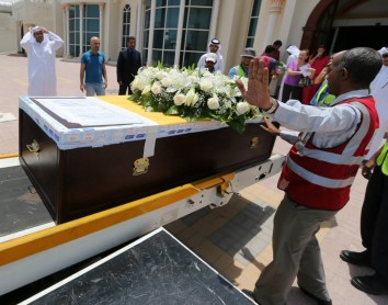 Ceremonia de homenaje del club El Jaish al fallecido Christian &quot;Chucho&quot; Benítez