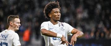 Kevin Rodríguez salió lesionado contra el Brujas.