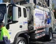 Camión de recolección de basura.