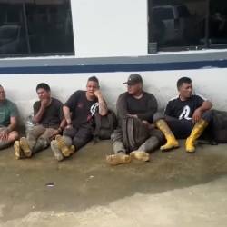 Imagen de parte de los integrantes de Los Trujillanos en Ecuador.