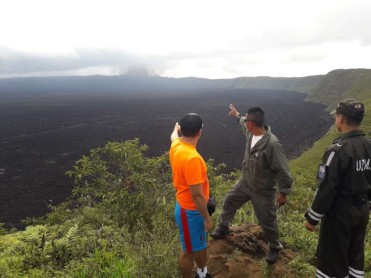 Volcán Sierra Negra en Galápagos reduce actividad pero continúa en erupción