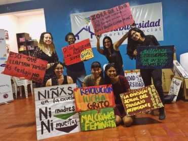 En Guayaquil se preparan para marcha del Día de la Mujer