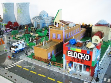 Springfield al estilo Lego