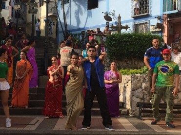 El tras cámaras del popular video del Dhinka Chika