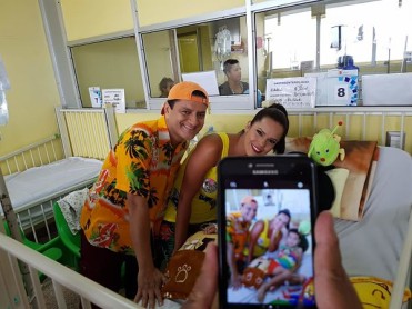 'Genaro' y 'Genésis' en agasajo de Hospital del Niño
