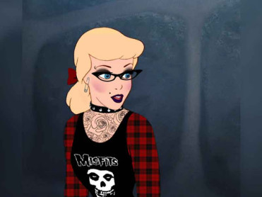 Así se verían las princesas de Disney si fueran góticas