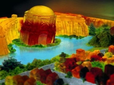 Una ciudad de gelatina