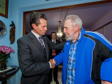 Rafael Correa y Fidel Castro se reunieron ayer en La Habana
