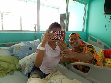 'Genaro' y 'Genésis' en agasajo de Hospital del Niño