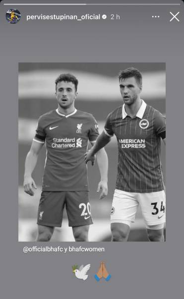 Jugadores ecuatorianos reaccionan a la muerte de Diogo Jota