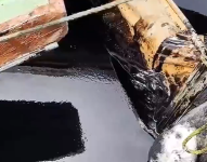 Situación del derrame de petróleo en Esmeraldas