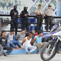 Los participantes de la toma del canal fueron detenidos y trasladados al Cuartel Modelo de la Policía Nacional, en Guayaquil.