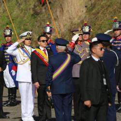 Ceremonia cívico militar por conmemorar los 202 años de la Batalla de Pichincha y día de las FF.AA., evento presidido por el Presidente de la República.