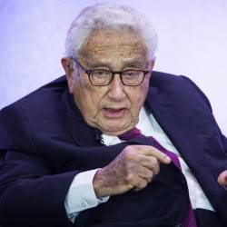 Imagen de archivo del ex secretario de Estado, Henry Kissinger.