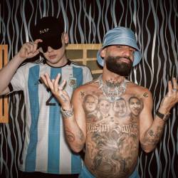 Bizarrap y Arcángel en su cartel oficial.
