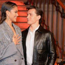 Zendaya y Tom Holland.