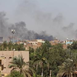 Imagen de archivo de los enfrentamientos en Jartum. EFE/EPA/STRINGER