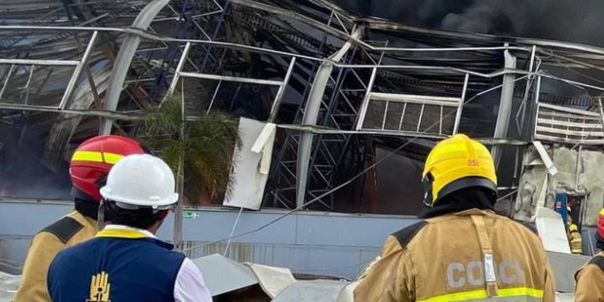 Video: una explosión ocasionó un mega incendio en una bodega de la terminal marítima de Cartagena