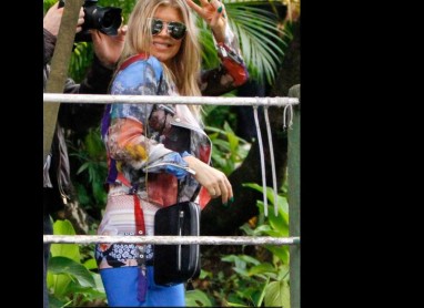 ¡La moda de Fergie embarazada!