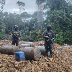 Operativo militar en Sucumbíos.