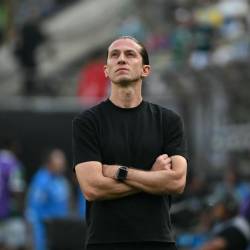 El entrenador Filipe Luís en un partido con el Flamengo