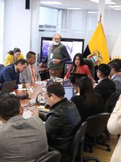 Reunión de la Comisión de Transparencia de la Asamblea Nacional.