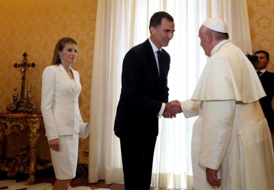 Rey Felipe VI visitó al Papa Francisco