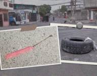 Los tacos de dinamita fueron arrojados desde un auto en una calle entre las cooperativas Miami Beach y Florida.