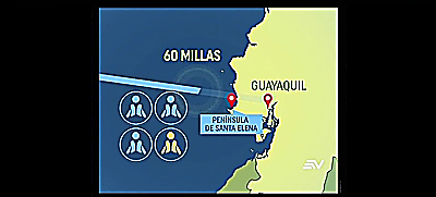 Rescatan tripulantes de barco turístico de Galápagos hundido