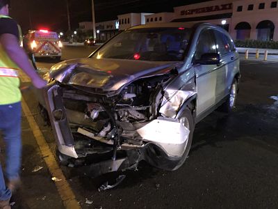Accidente de tránsito en intersección de Ciudad Celeste