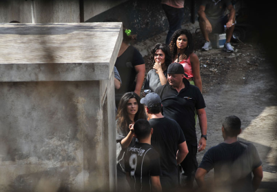 Mire lo que hacían los actores de 'Rastros de Mentiras' fuera de escena