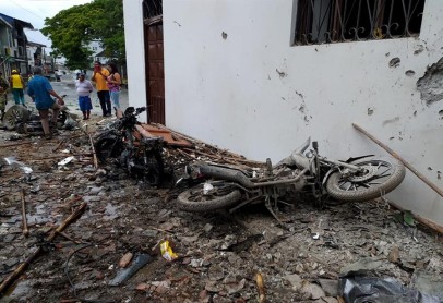 Explosión de un coche bomba deja 43 heridos en Colombia