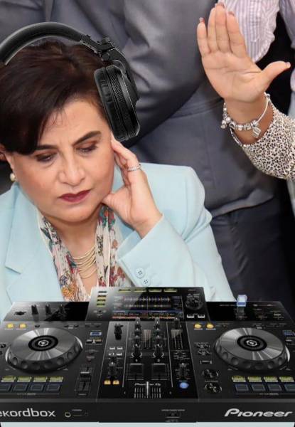 Una foto de la comparecencia de la canciller Sommerfeld en la Asamblea Nacional desencadenó una ola de memes