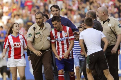 Presentación de David Villa como nuevo jugador del Atlético de Madrid