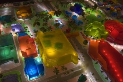 Una ciudad de gelatina