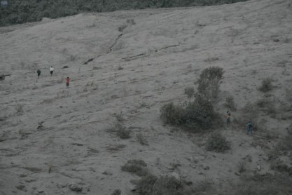 Efectos de la caída de ceniza del volcán Tungurahua