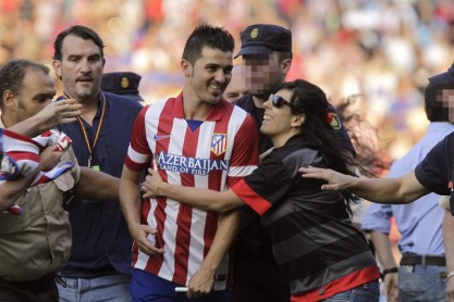 Presentación de David Villa como nuevo jugador del Atlético de Madrid