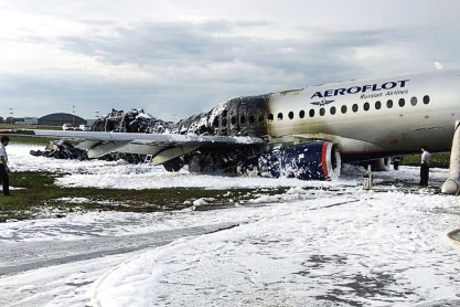 Emergencia de un avión en Rusia