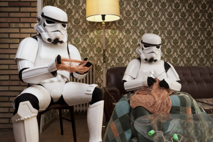 16 imágenes que muestran un día libre de los Stormtroopers