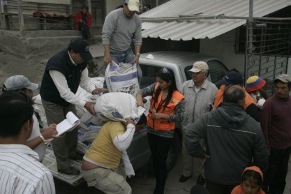 Efectos de la caída de ceniza del volcán Tungurahua