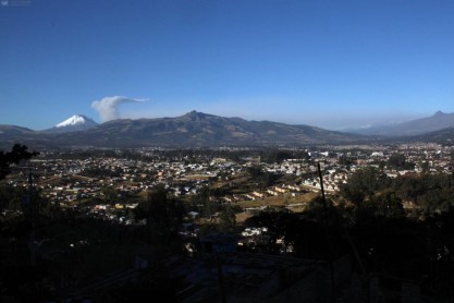 Volcán Cotopaxi amaneció con ligera actividad
