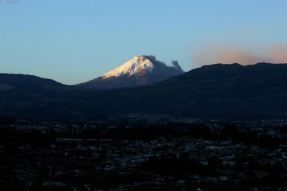 Volcán Cotopaxi amaneció con ligera actividad
