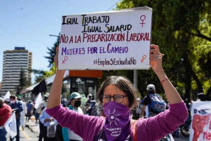 Marcha de trabajadores y estudiantes contra Ley Humanitaria y otras medidas