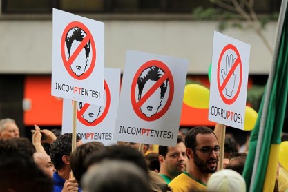 Continuan protestas contra la presidenta Dilma Rousseff