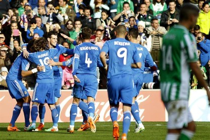 0-5. El Madrid, sin grandes alardes, se pasea ante un Betis moribundo
