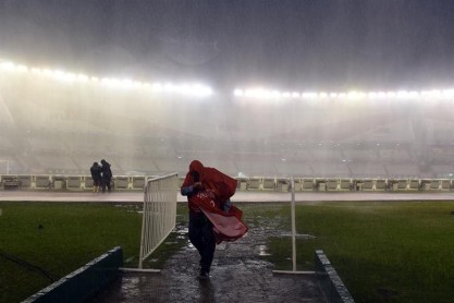 Intensa lluvia impidió el juego entre Argentina y Brasil por eliminatorias