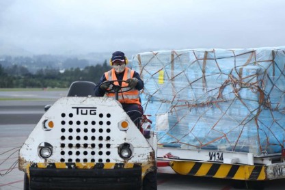 COVID: Ecuador recibe séptimo lote de vacunas de Pfizer