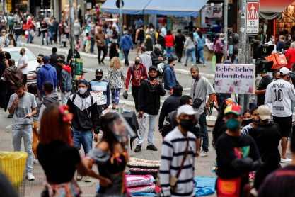 Así están las calles de Brasil en medio de la pandemia del coronavirus