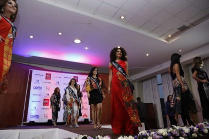 Presentación oficial de las candidatas en el Hotel Quito